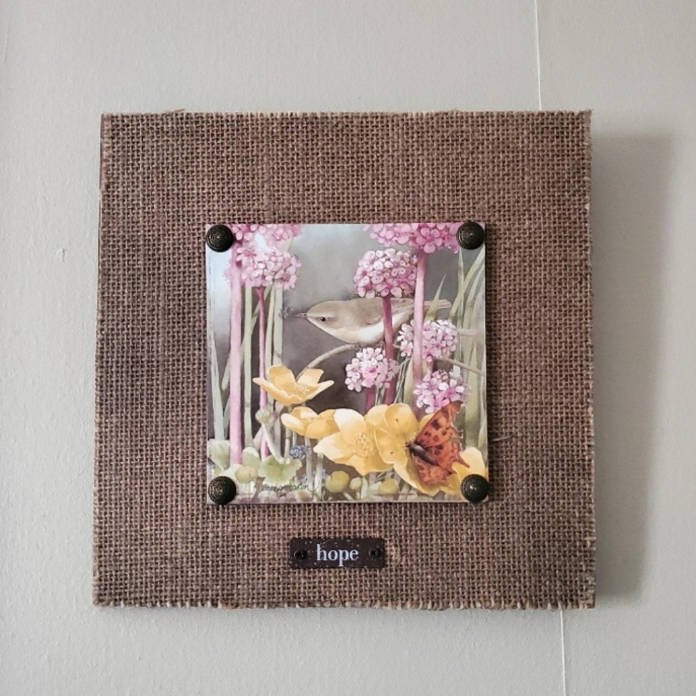 Demdaco Nature's Journey Hope Square Wall Art, 8-Inch